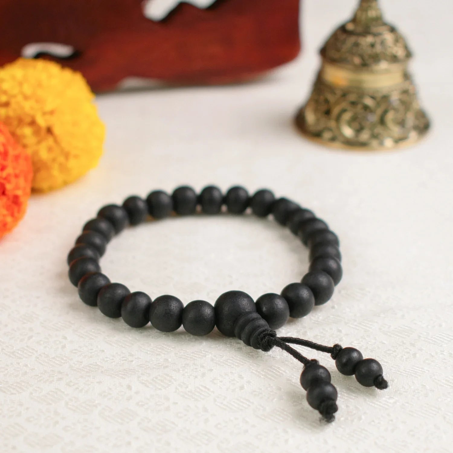Karungali Malai Bracelet 8mm with Govt. Certification