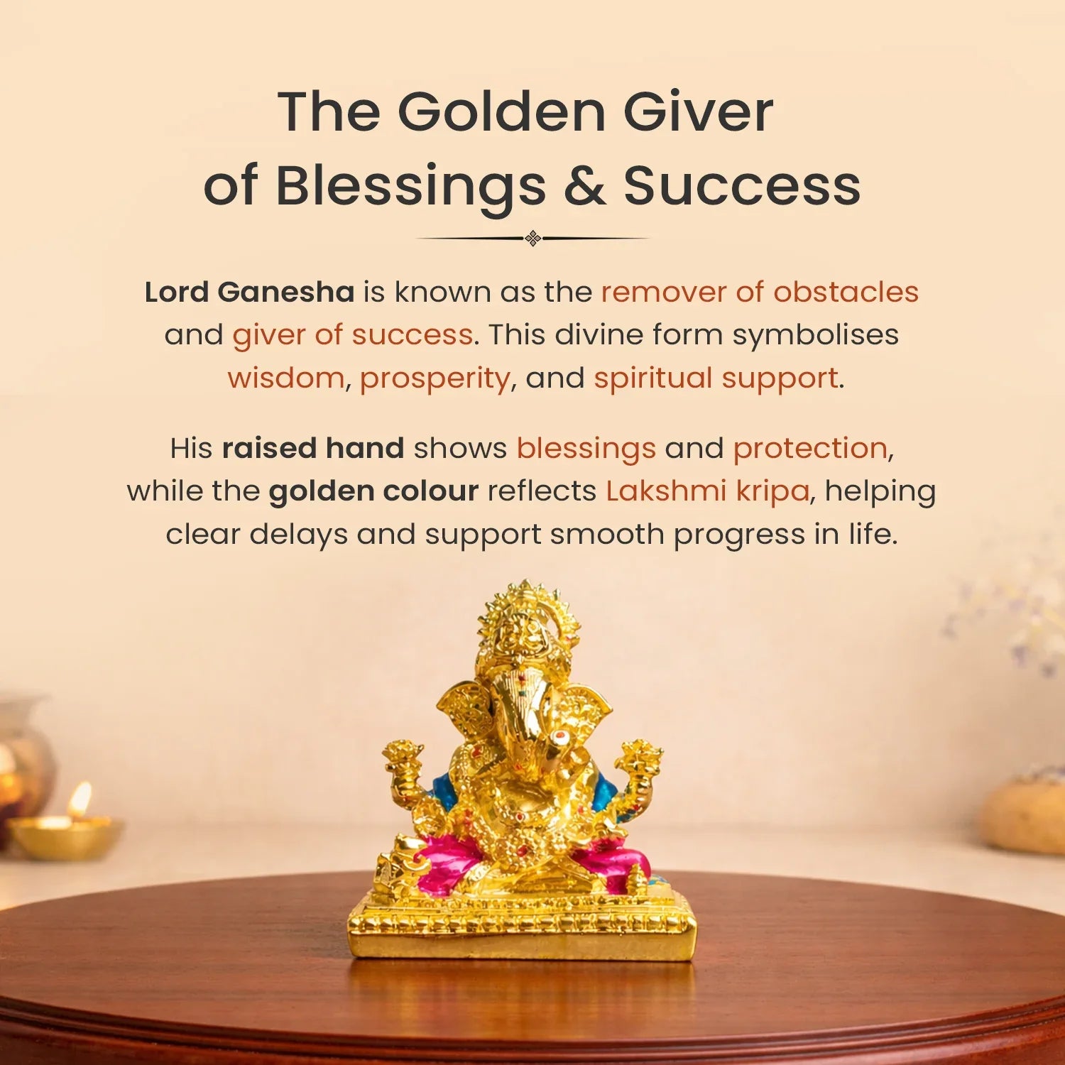 Shri Siddhivinayak Ganesha Idol