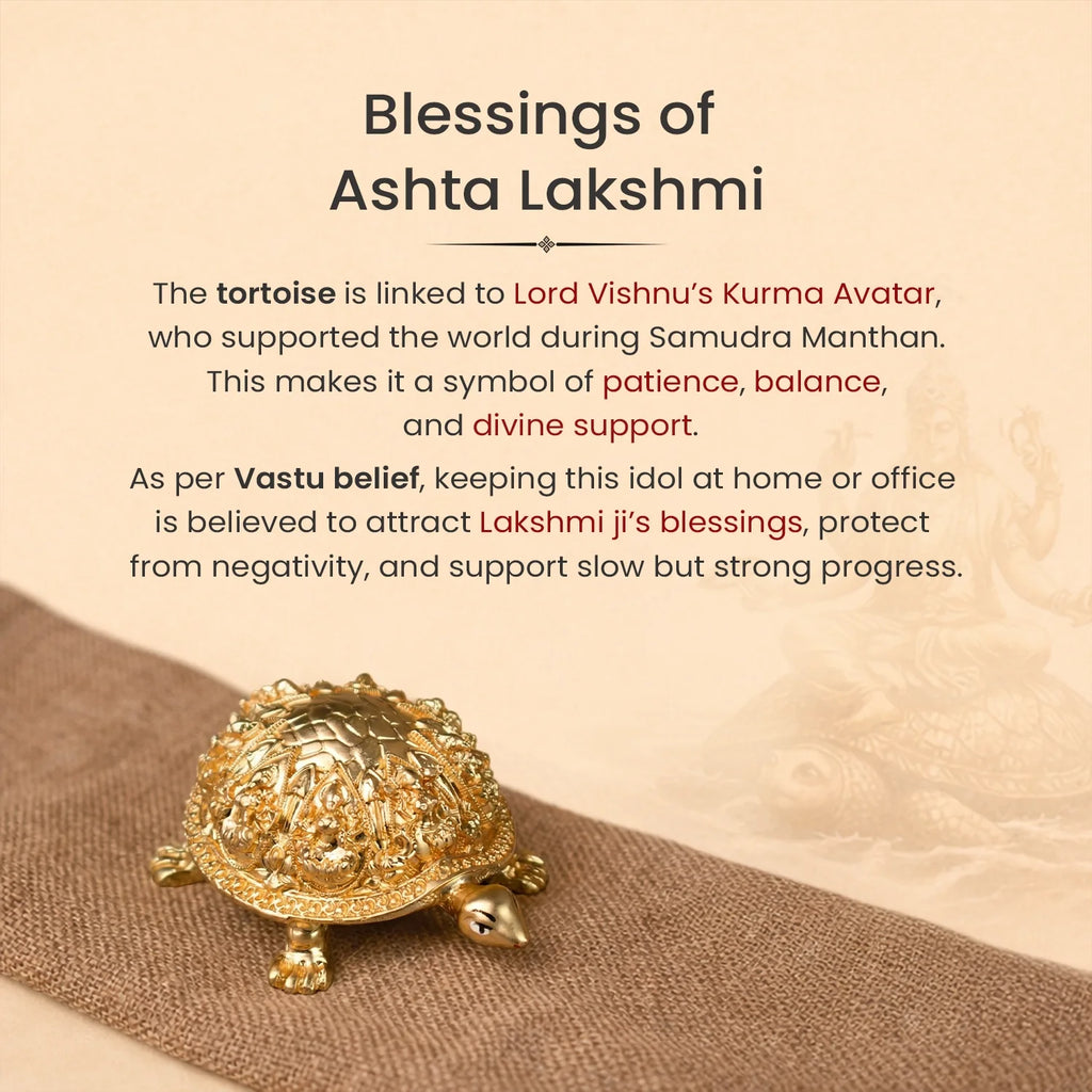 Ashtalakshmi Tortoise Idol