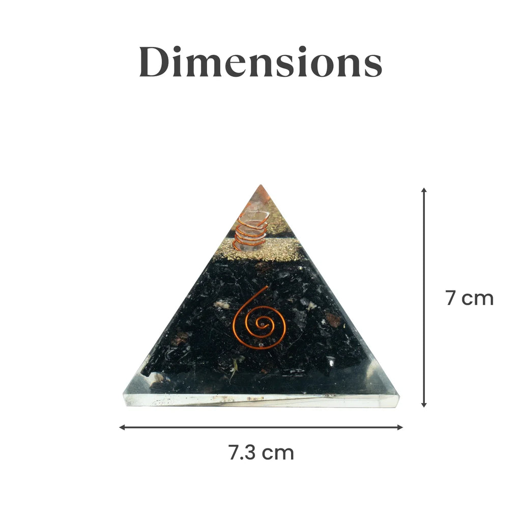 Black Obsidian Pyramid