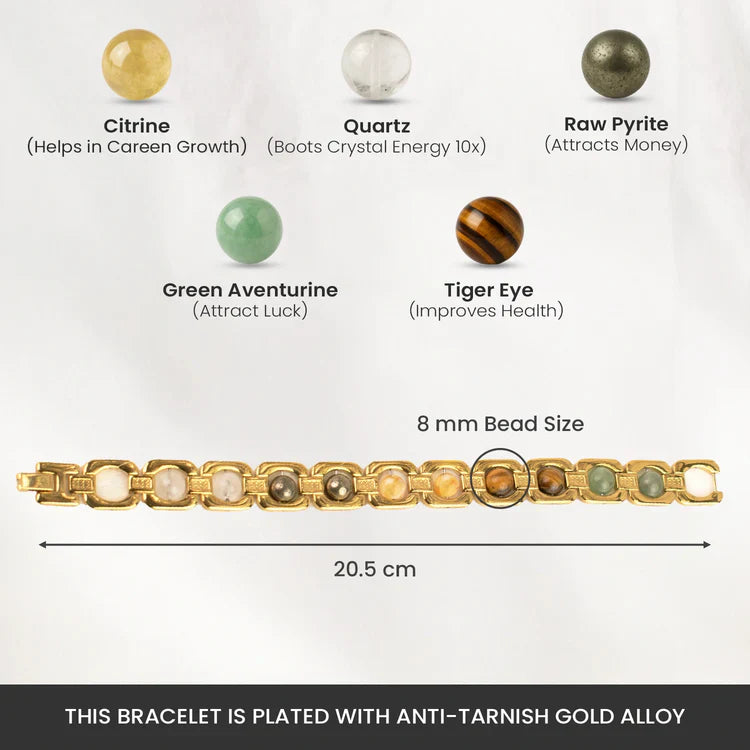 Metal Dhan Yog Bracelet - Gold